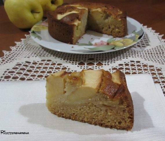 torta mele frullate