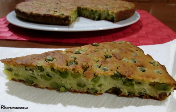 frittata di piselli